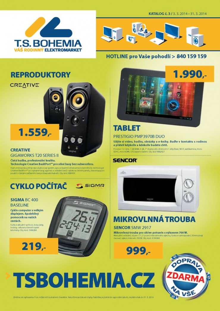 leták T.S. Bohemia Virtuální katalog od 3.3.2014 strana 1 leták T.S. Bohemia Virtuální katalog od 3.3.2014 strana 1