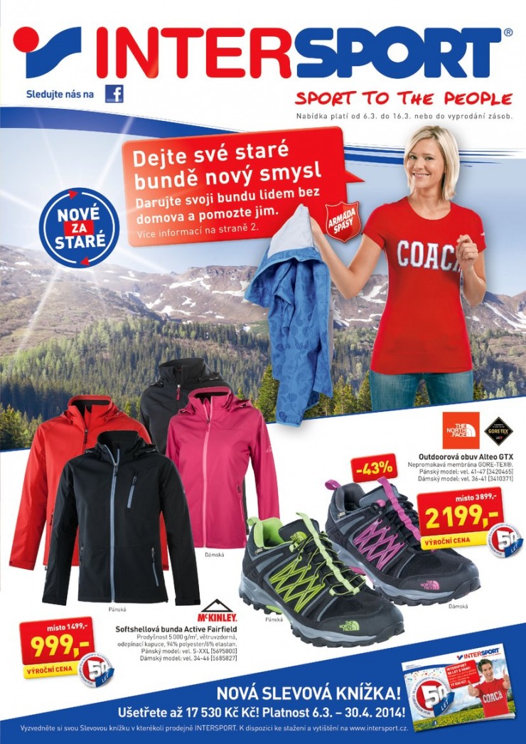 leták Intersport Aktuální leták od 6.3.2014 strana 1 leták Intersport Aktuální leták od 6.3.2014 strana 1