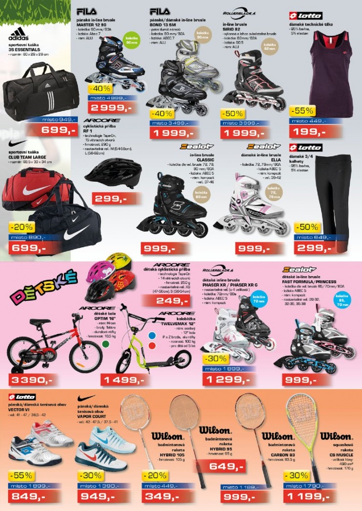 leták Sportisimo Aktuální leták od 13.3.2014 strana 1 leták Sportisimo Aktuální leták od 13.3.2014 strana 1