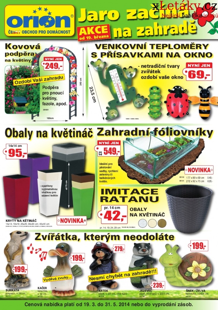 leták Orion leták strana 1 leták Orion leták strana 1