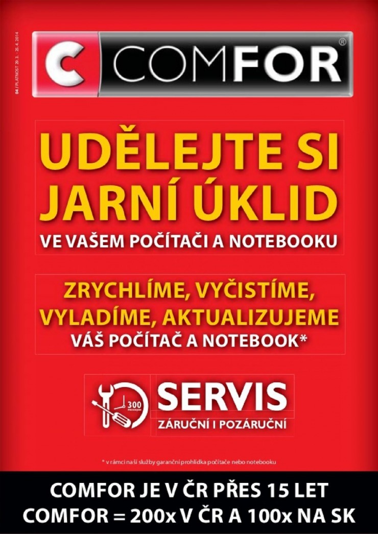 leták Comfor katalog od 29.3.2014 strana 1 leták Comfor katalog od 29.3.2014 strana 1