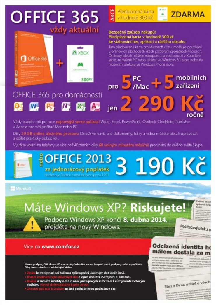 leták Comfor katalog od 29.3.2014 strana 1 leták Comfor katalog od 29.3.2014 strana 1