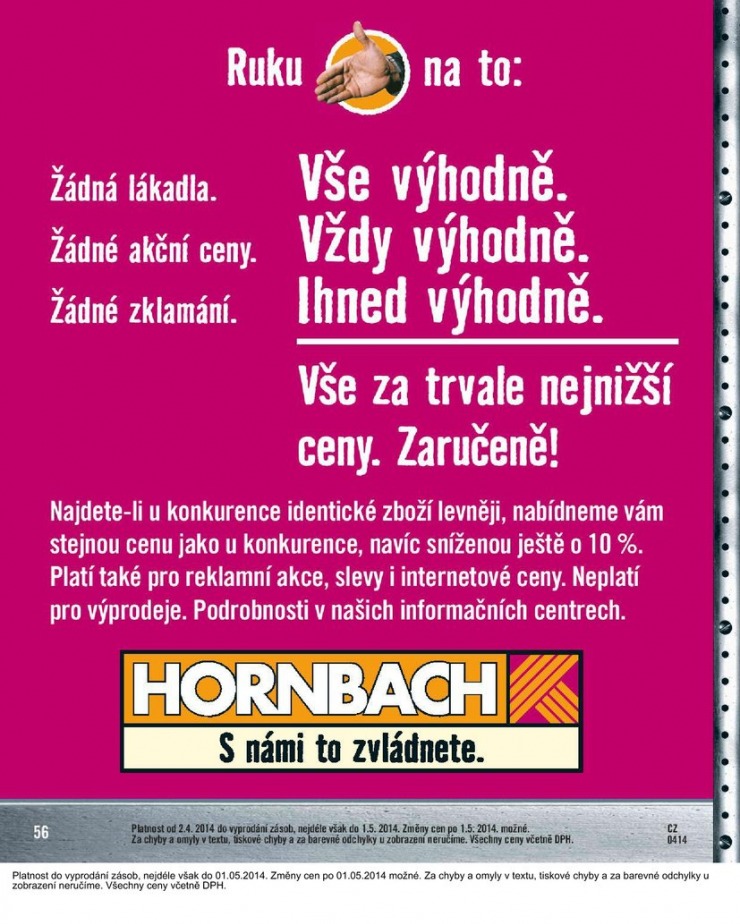 leták Hornbach Aktuální leták od 2.4.2014 strana 1 leták Hornbach Aktuální leták od 2.4.2014 strana 1