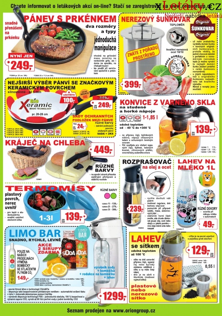 leták Orion leták strana 1 leták Orion leták strana 1