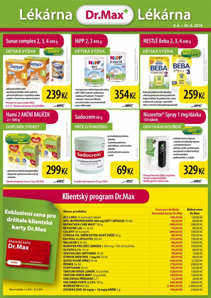 letk Dr. Max lkrna Aktuln letk od 4.6.2014 strana 1