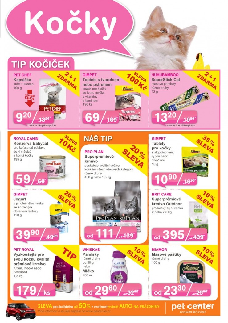 leták Pet Center Akční leták od 1.6.2014 strana 1 leták Pet Center Akční leták od 1.6.2014 strana 1