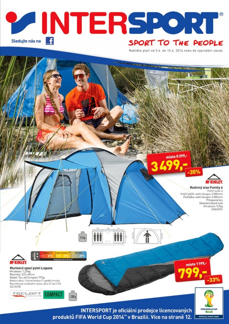 leták Intersport Aktuální leták od 5.6.2014 strana 1 leták Intersport Aktuální leták od 5.6.2014 strana 1