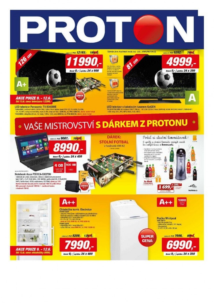 leták Proton Akční leták od 9.6.2014 strana 1 leták Proton Akční leták od 9.6.2014 strana 1