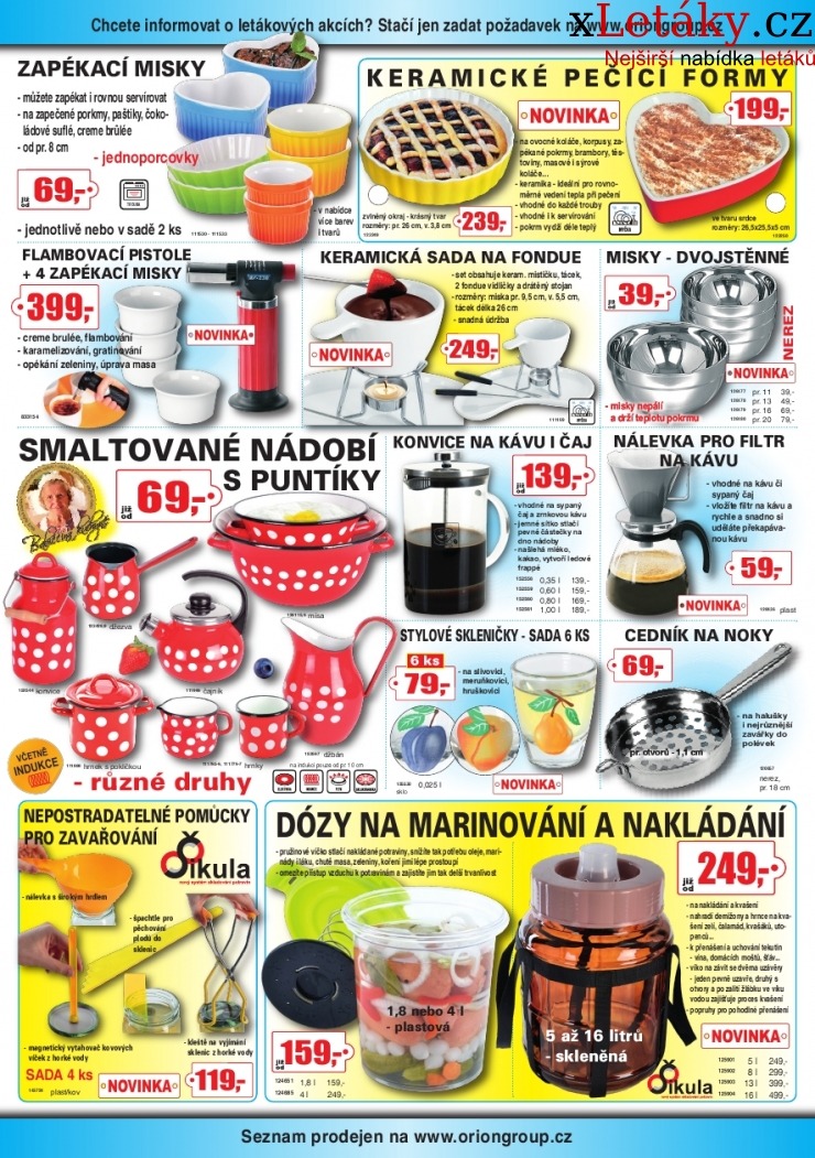 leták Orion leták strana 1 leták Orion leták strana 1