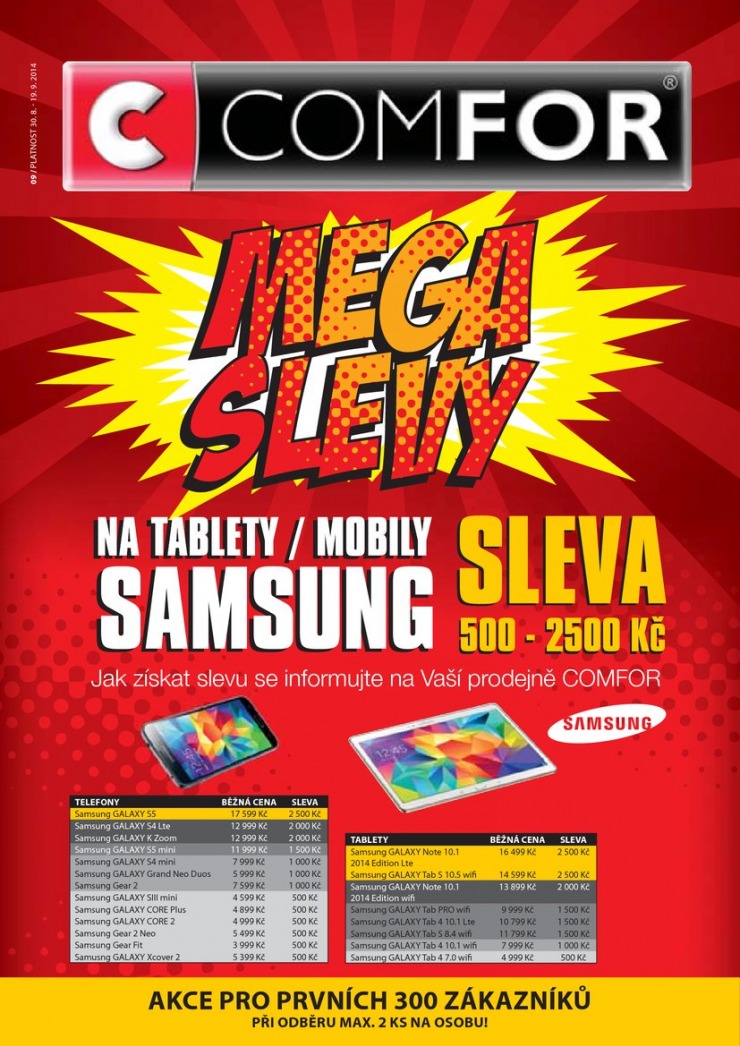 leták Comfor katalog od 30.8.2014 strana 1 leták Comfor katalog od 30.8.2014 strana 1