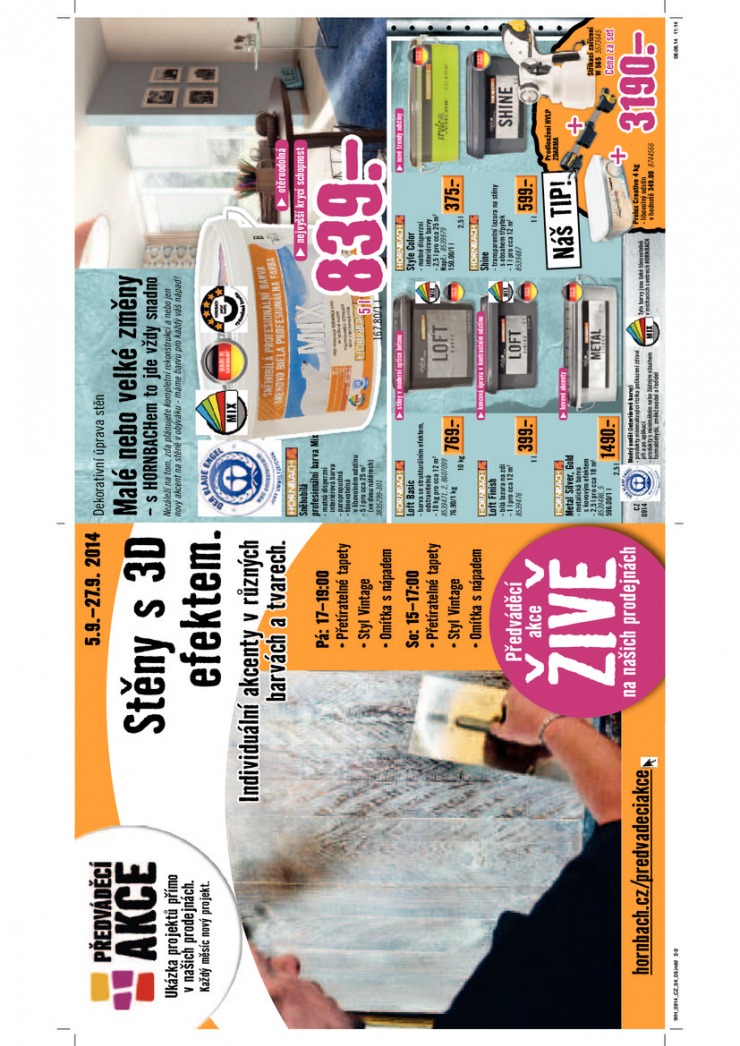 leták Hornbach Aktuální leták od 1.9.2014 strana 1 leták Hornbach Aktuální leták od 1.9.2014 strana 1