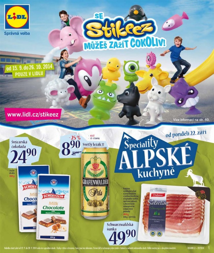 leták Lidl Akční nabídka od 22.9.2014 strana 1 leták Lidl Akční nabídka od 22.9.2014 strana 1