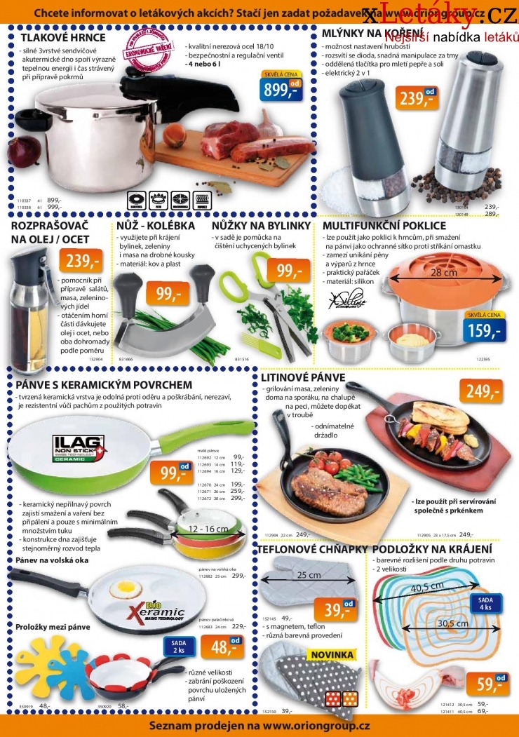 leták Orion leták strana 1 leták Orion leták strana 1