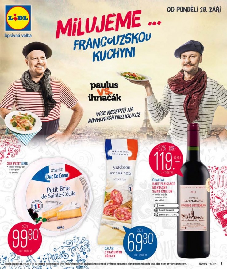 leták Lidl Akční nabídka od 29.9.2014 strana 1 leták Lidl Akční nabídka od 29.9.2014 strana 1