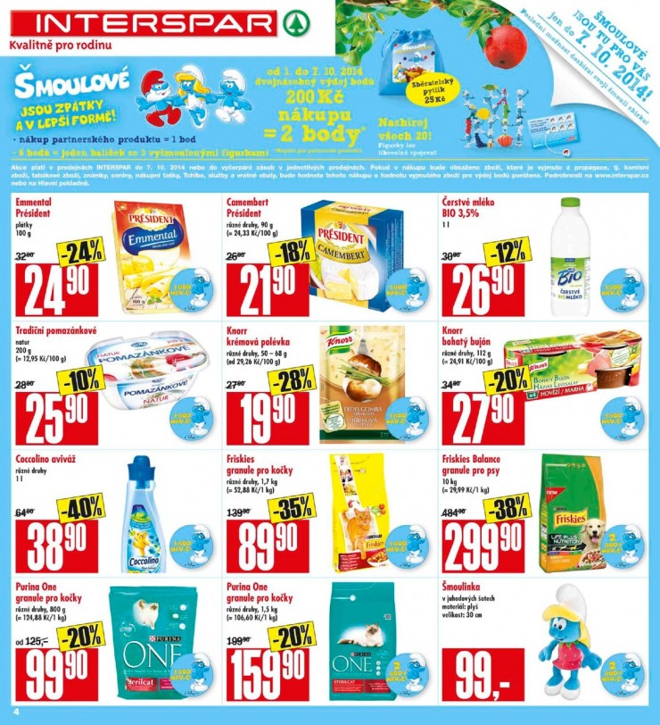 leták Interspar Akční nabídka od 1.10.2014 strana 1 leták Interspar Akční nabídka od 1.10.2014 strana 1