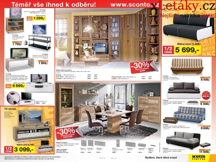 leták Sconto nábytek leták strana 1 leták Sconto nábytek leták strana 1