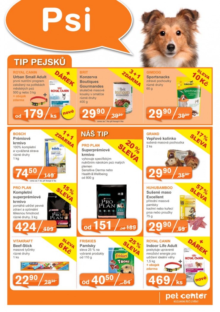 leták Pet Center Akční leták od 1.10.2014 strana 1 leták Pet Center Akční leták od 1.10.2014 strana 1