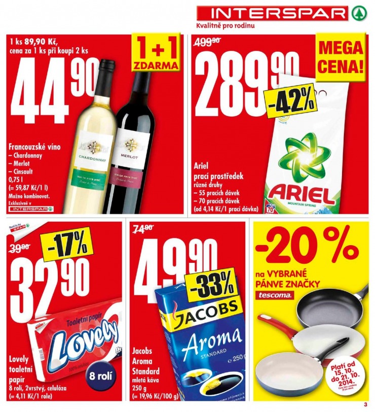 leták Interspar Akční nabídka od 15.10.2014 strana 1 leták Interspar Akční nabídka od 15.10.2014 strana 1