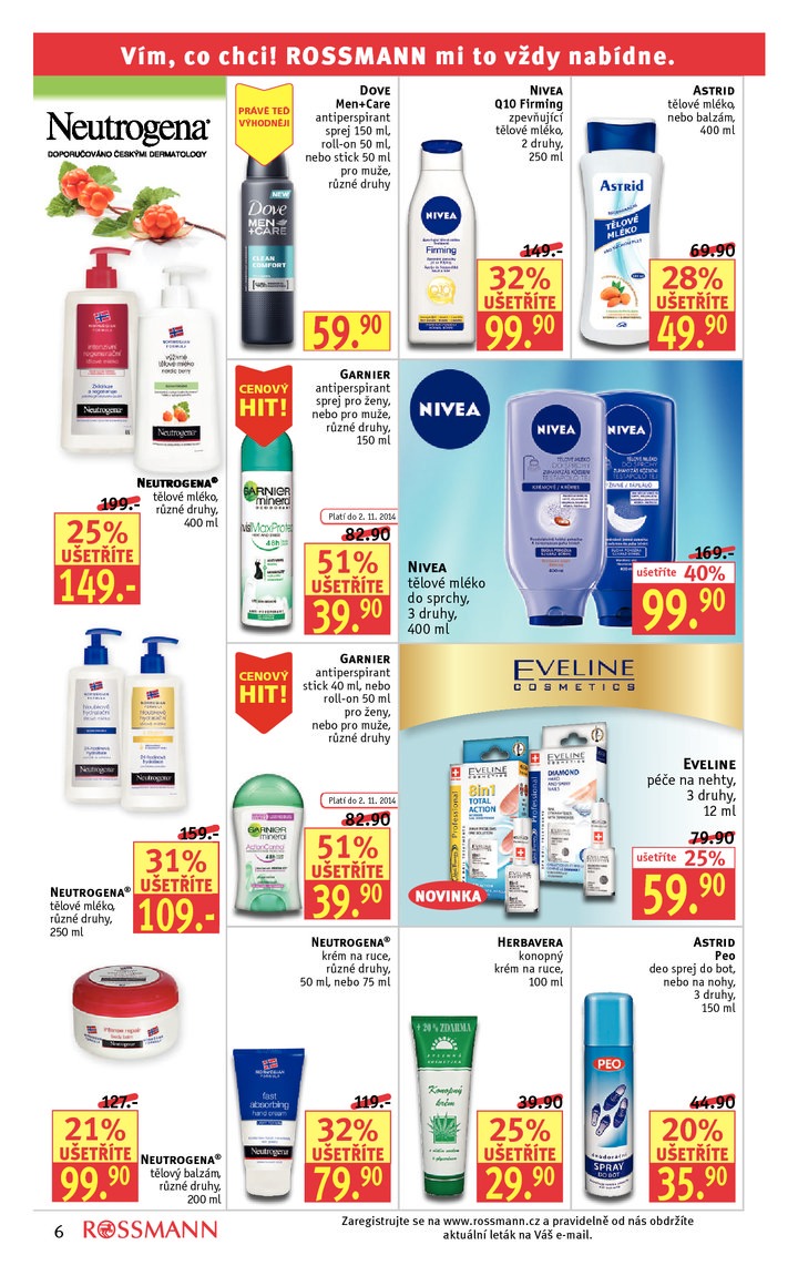 leták Rossmann Leták od 20.10.2014 strana 1 leták Rossmann Leták od 20.10.2014 strana 1