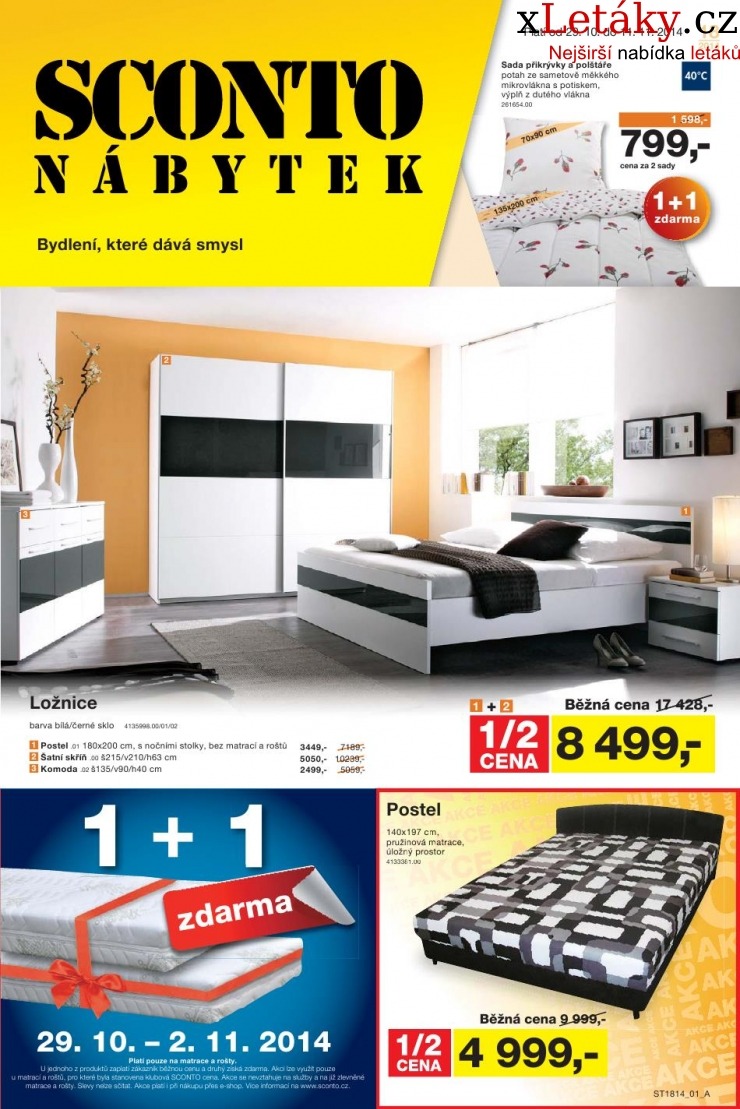 leták Sconto nábytok leták strana 1 leták Sconto nábytok leták strana 1