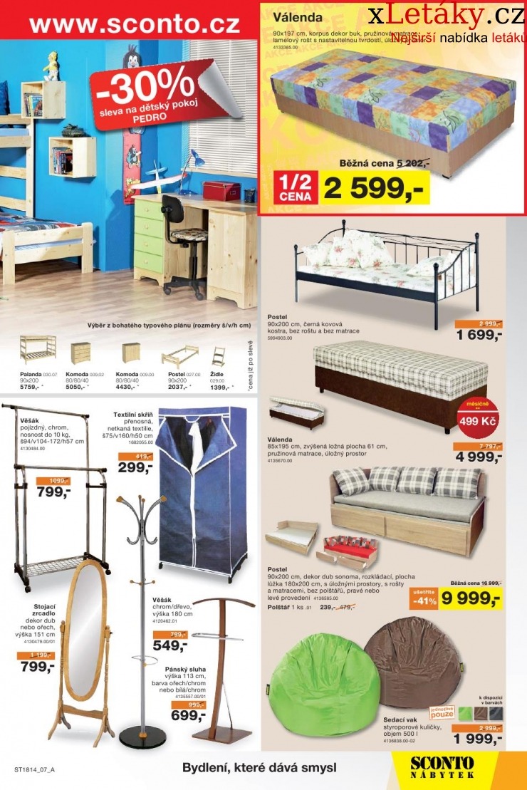 leták Sconto nábytok leták strana 1 leták Sconto nábytok leták strana 1
