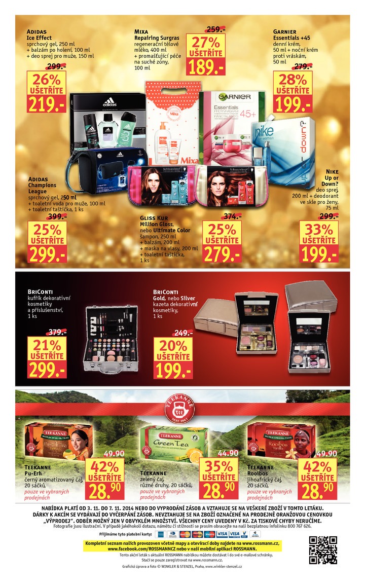 leták Rossmann Leták od 3.11.2014 strana 1 leták Rossmann Leták od 3.11.2014 strana 1