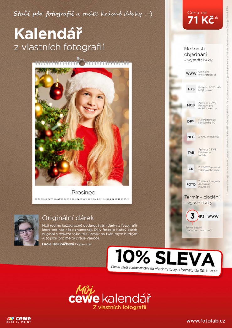 leták Fotolab Akční leták od 7.11.2014 strana 1 leták Fotolab Akční leták od 7.11.2014 strana 1