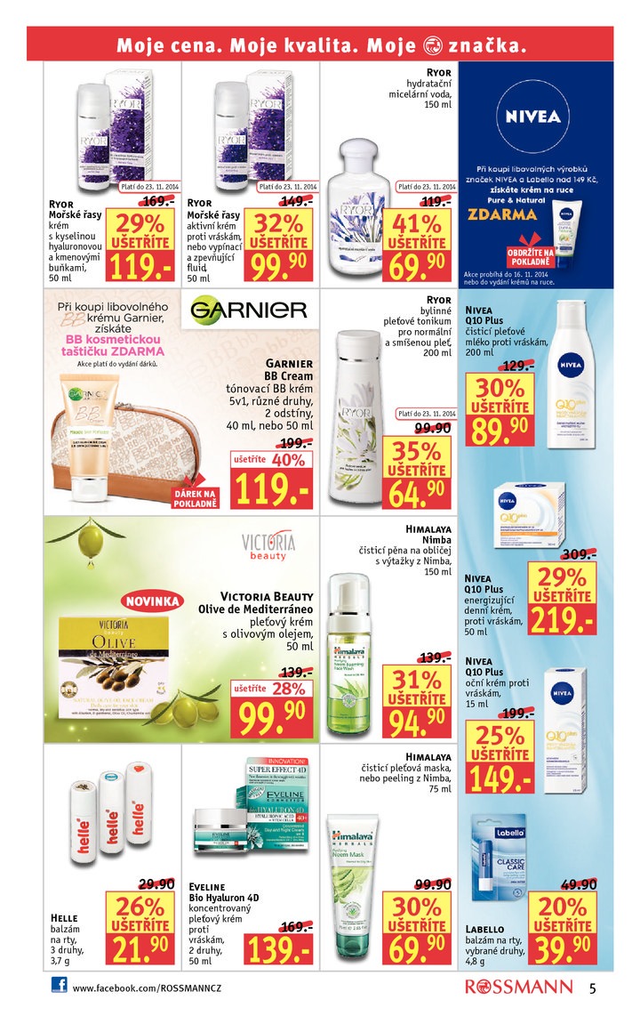 leták Rossmann Leták od 10.11.2014 strana 1 leták Rossmann Leták od 10.11.2014 strana 1
