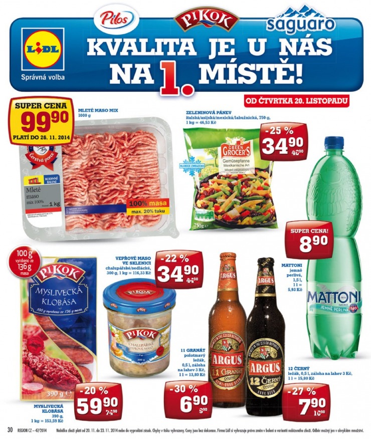 leták Lidl Akční nabídka od 17.11.2014 strana 1 leták Lidl Akční nabídka od 17.11.2014 strana 1