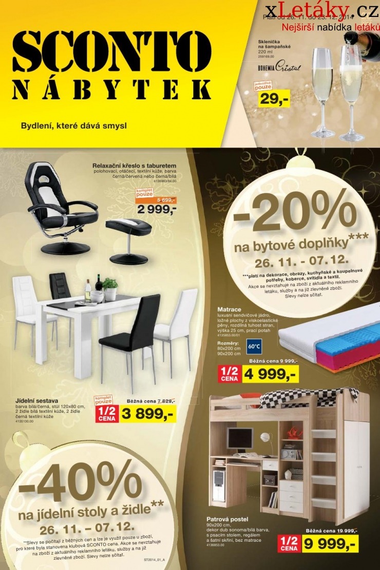 leták Sconto nábytok leták strana 1 leták Sconto nábytok leták strana 1