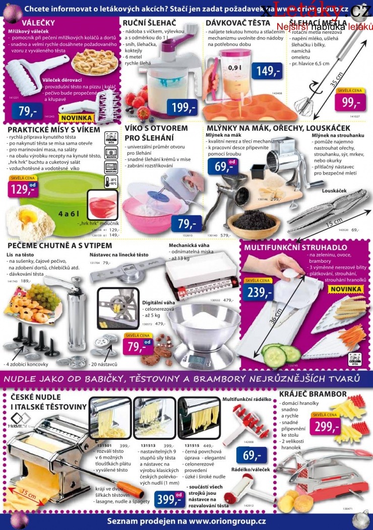 leták Orion leták strana 1 leták Orion leták strana 1