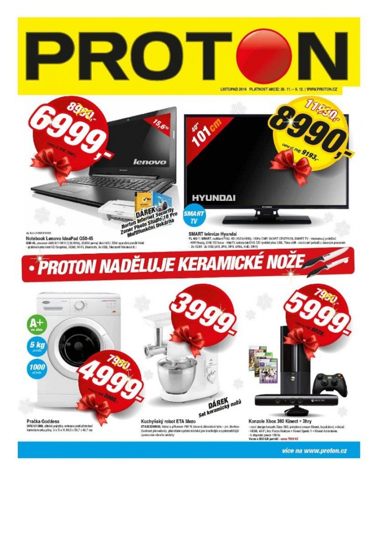 leták Proton Akční leták od 26.11.2014 strana 1 leták Proton Akční leták od 26.11.2014 strana 1
