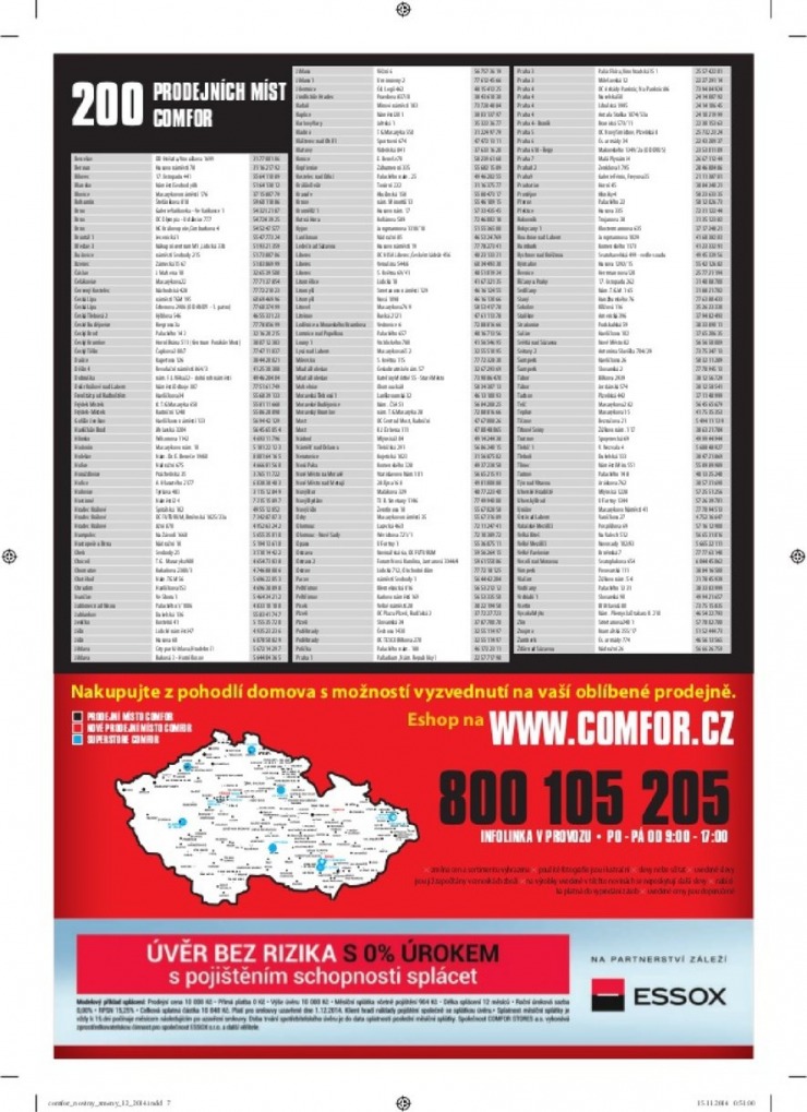leták Comfor katalog od 22.11.2014 strana 1 leták Comfor katalog od 22.11.2014 strana 1