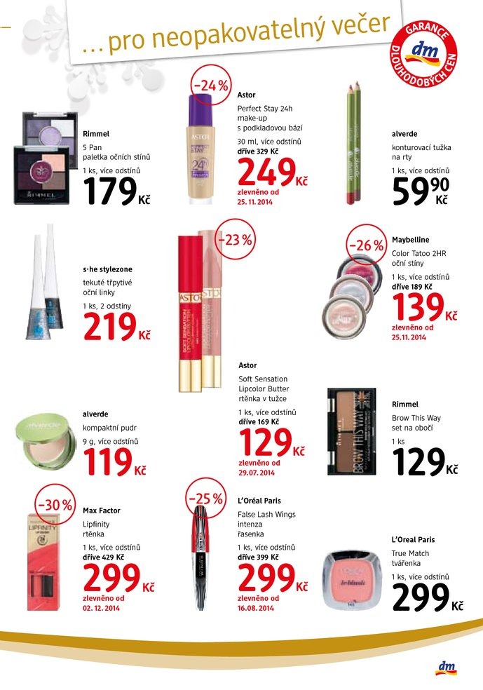 letk DM drogerie Journal b od 3.12.2014 strana 1