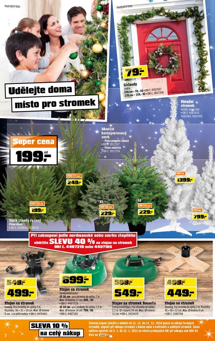 leták OBI Aktuální leták od 11.12.2014 strana 1 leták OBI Aktuální leták od 11.12.2014 strana 1