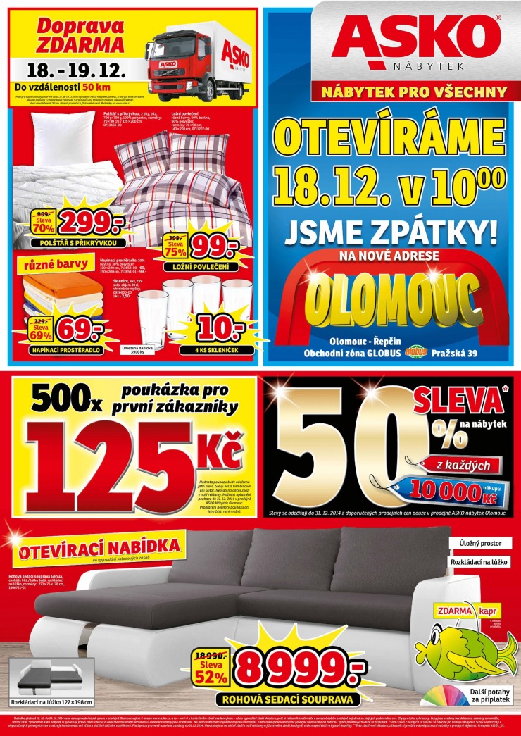 leták Asko nábytek Olomouc od 18.12.2014 strana 1 leták Asko nábytek Olomouc od 18.12.2014 strana 1