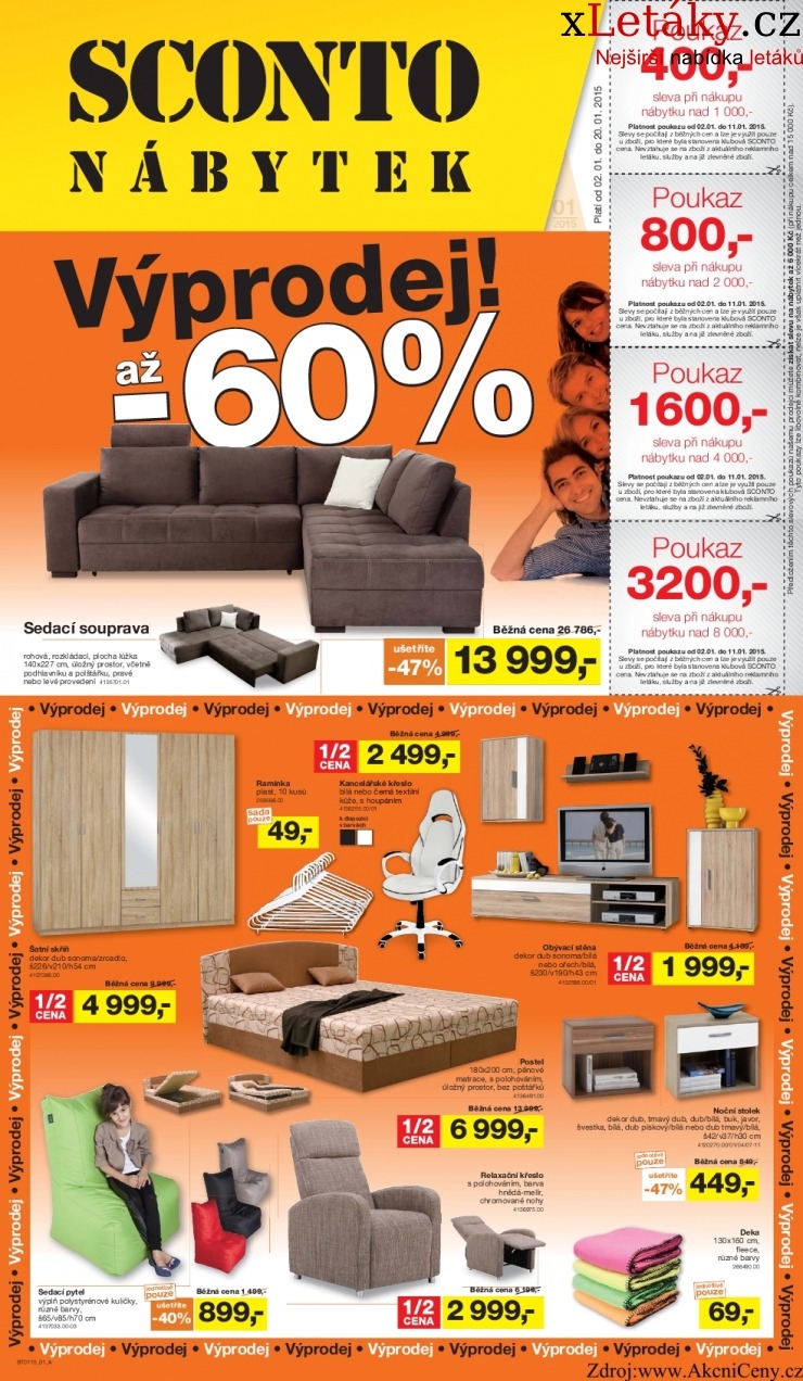leták Sconto nábytek leták strana 1 leták Sconto nábytek leták strana 1