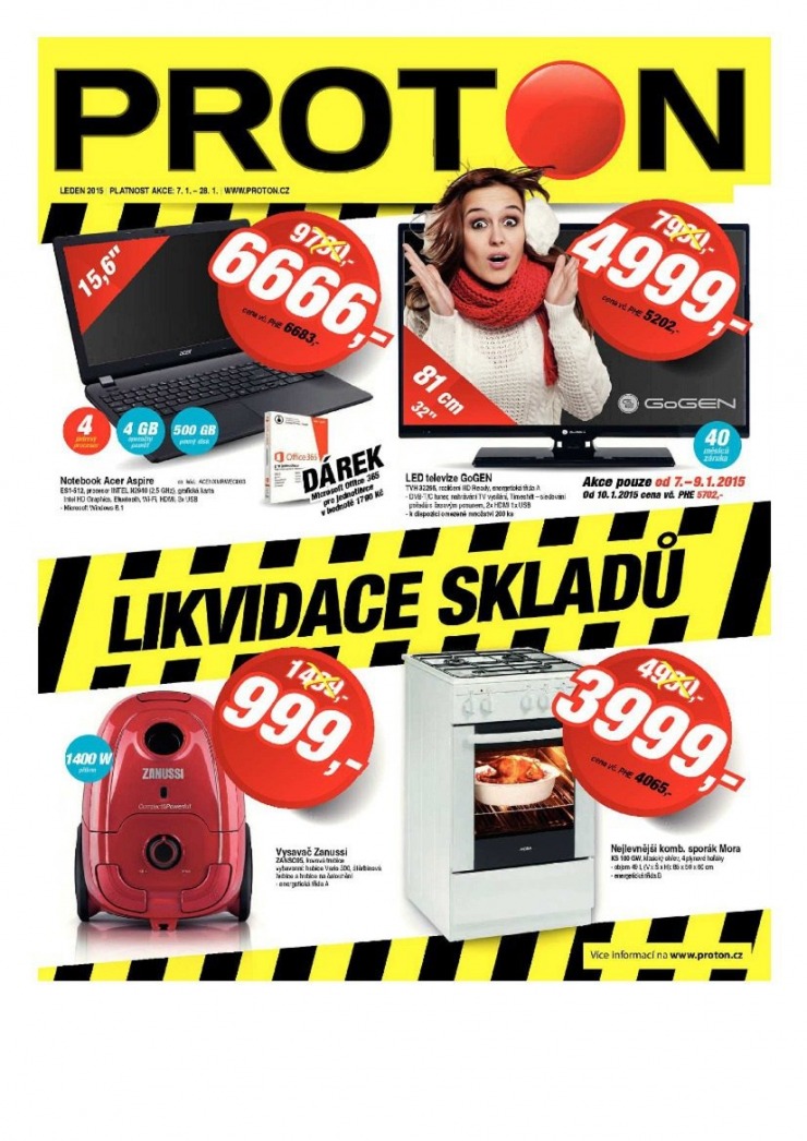 leták Proton Akční leták od 7.1.2015 strana 1 leták Proton Akční leták od 7.1.2015 strana 1