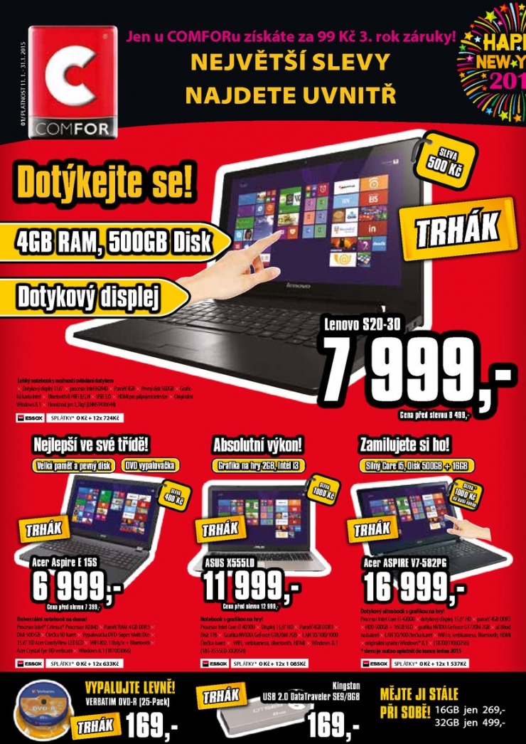 leták Comfor katalog od 11. 1. 2015 strana 1 leták Comfor katalog od 11. 1. 2015 strana 1