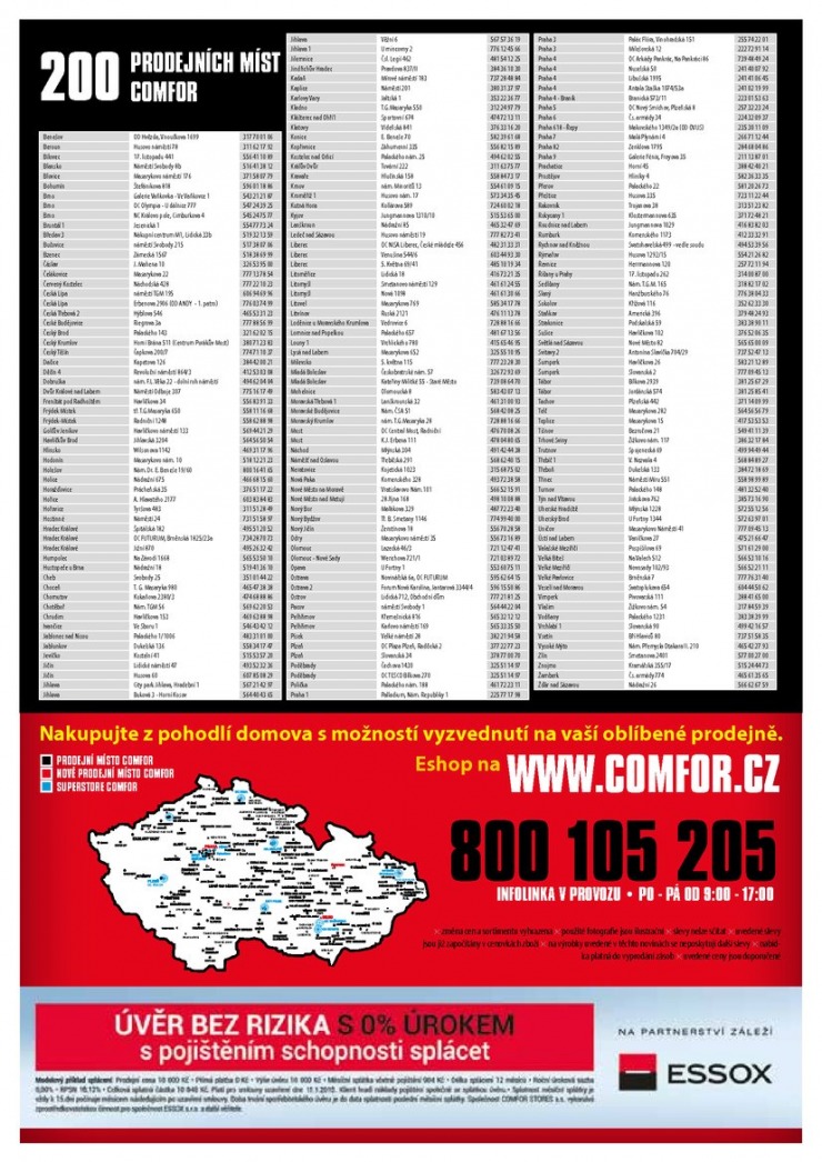 leták Comfor katalog od 11. 1. 2015 strana 1 leták Comfor katalog od 11. 1. 2015 strana 1