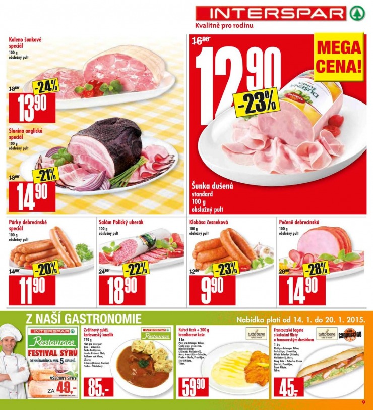 leták Interspar Akční nabídka od 14. 1. 2015 strana 1 leták Interspar Akční nabídka od 14. 1. 2015 strana 1
