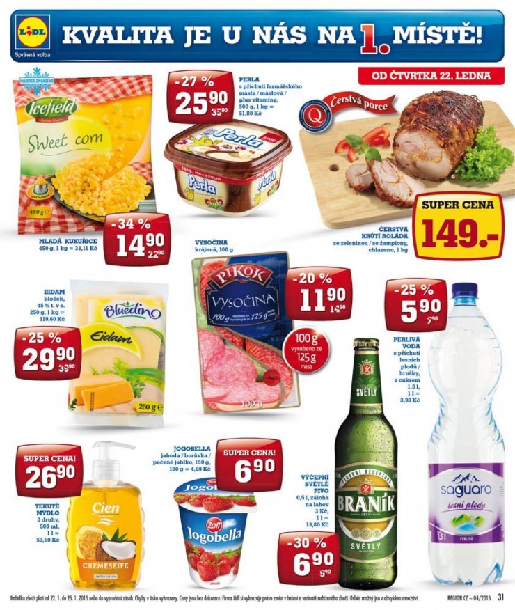 leták Lidl Akční nabídka od 19. 1. 2015 strana 1 leták Lidl Akční nabídka od 19. 1. 2015 strana 1