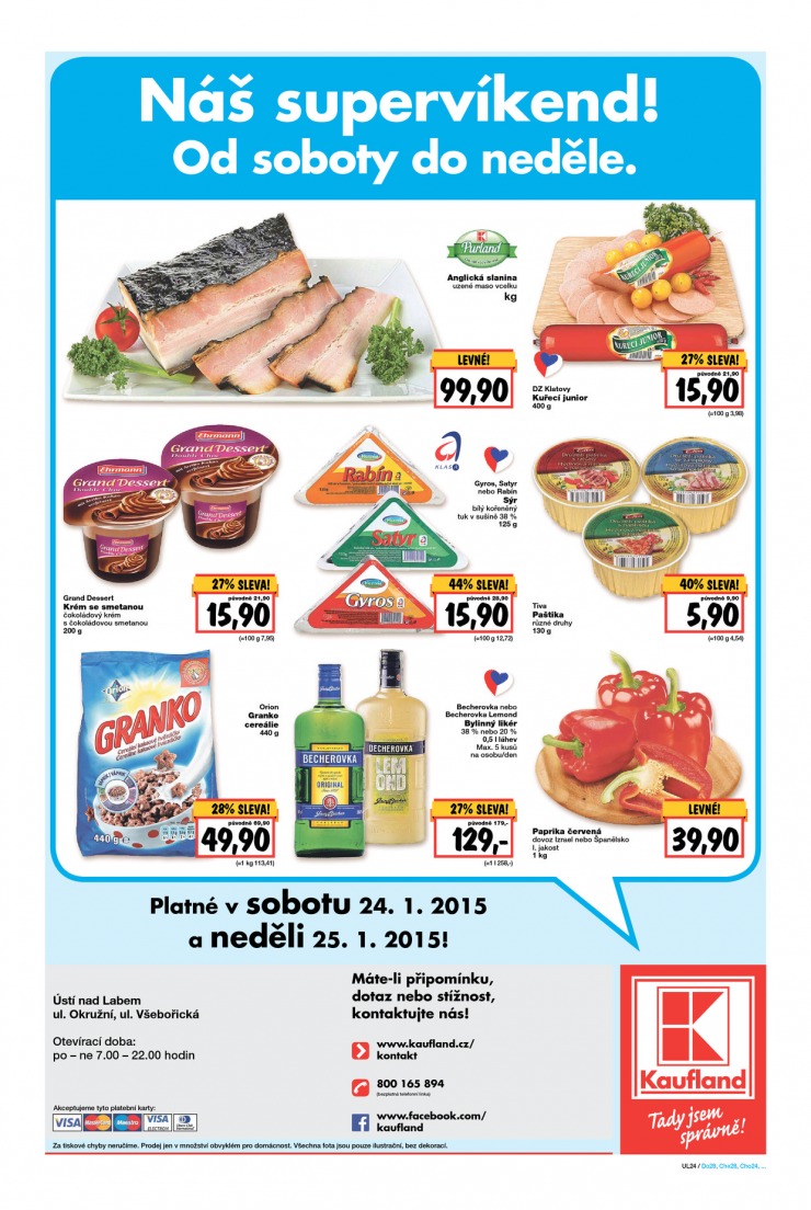 leták Kaufland Aktuální nabídka od 22.1.2015 strana 1 leták Kaufland Aktuální nabídka od 22.1.2015 strana 1