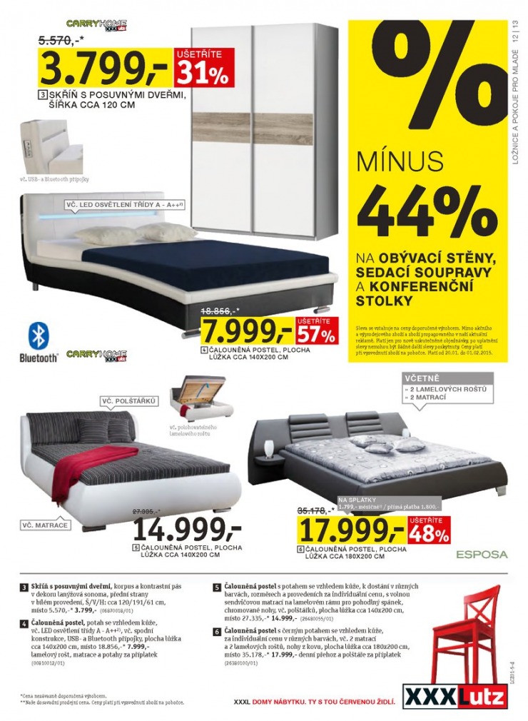 leták XXXLutz Aktuální prospekt od 20.1.2015 strana 1 leták XXXLutz Aktuální prospekt od 20.1.2015 strana 1