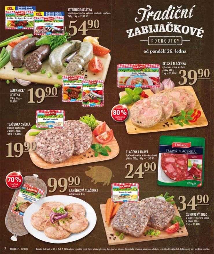 letk Lidl Akn nabdka od 26.1.2015 strana 1