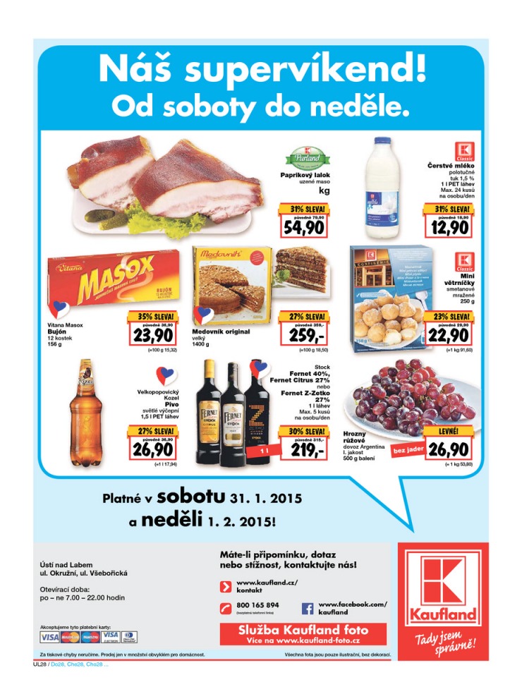 leták Kaufland Aktuální nabídka od 29.1.2015 strana 1 leták Kaufland Aktuální nabídka od 29.1.2015 strana 1