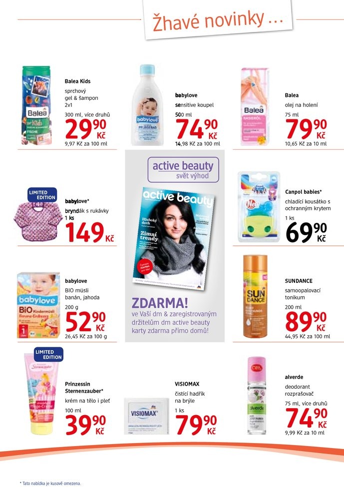 leták DM drogerie Journal 2. část od 28.1.2015 strana 1 leták DM drogerie Journal 2. část od 28.1.2015 strana 1