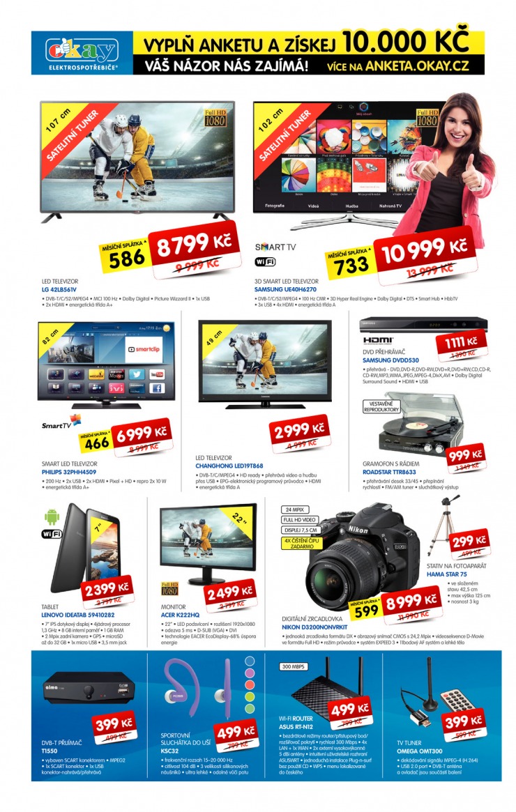 leták Okay Aktuální leták od 4.2.2015 strana 1 leták Okay Aktuální leták od 4.2.2015 strana 1