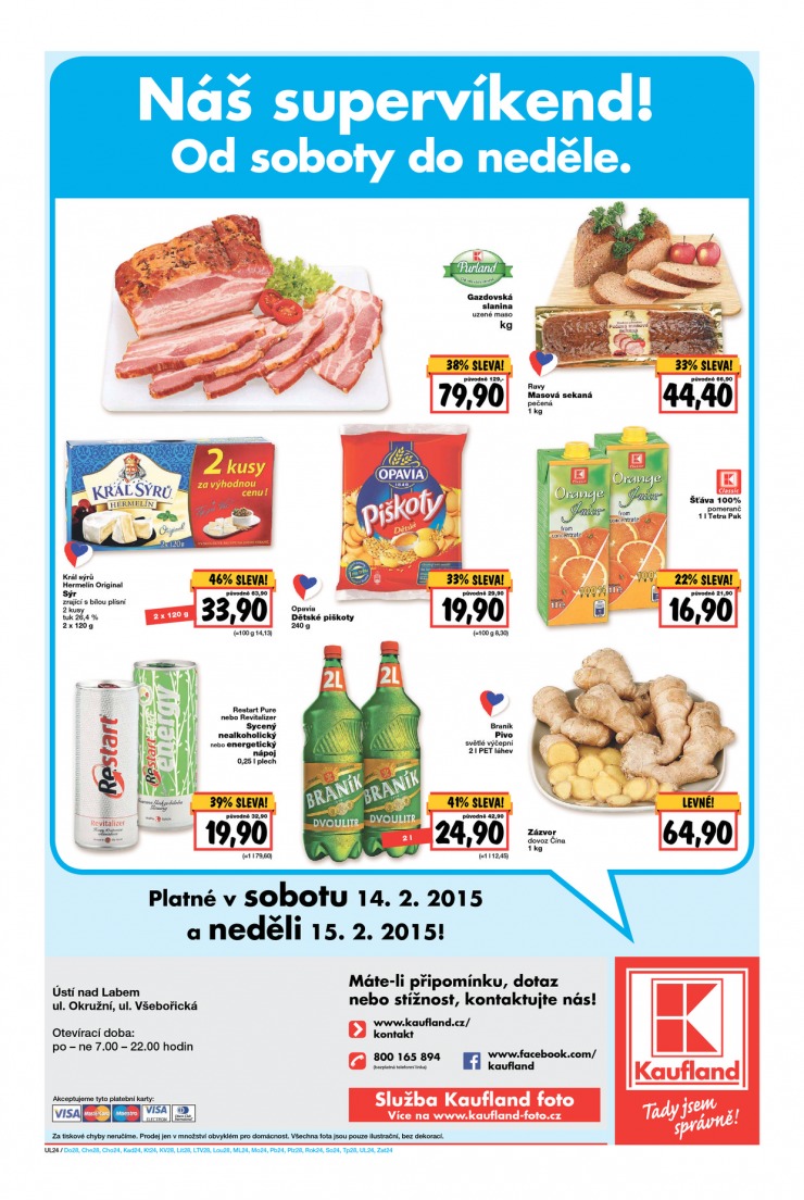 leták Kaufland Aktuální nabídka od 12.2.2015 strana 1 leták Kaufland Aktuální nabídka od 12.2.2015 strana 1