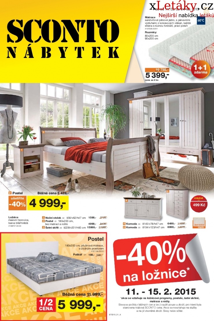 leták Sconto nábytek leták strana 1 leták Sconto nábytek leták strana 1